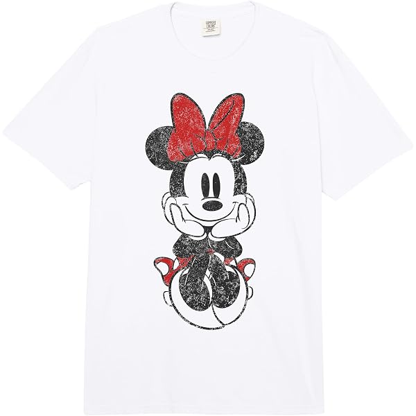 Disney Mickey And Friends Minnie Mouse Doodle Comfort Colors Adult